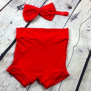 High waist shorts baby handmade